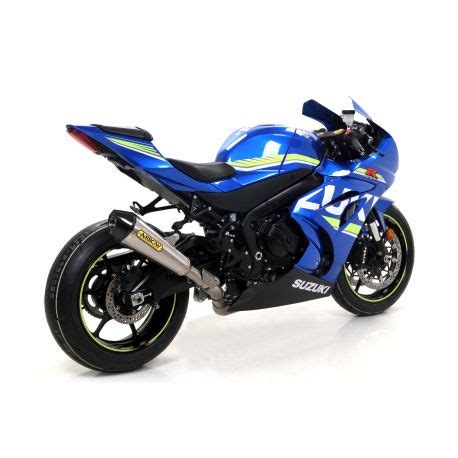 Chappement Arrow X Kone Nichrom Embout Carbone Suzuki Gsx R