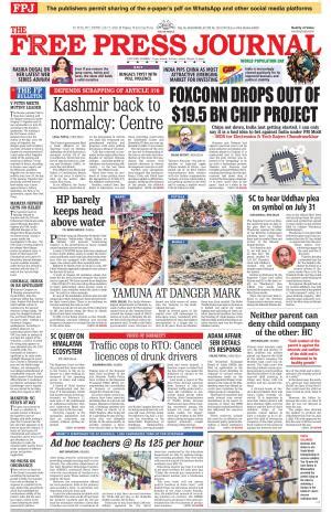 Free Press Journal Mumbai Edition 1 Tue 11 Jul 23