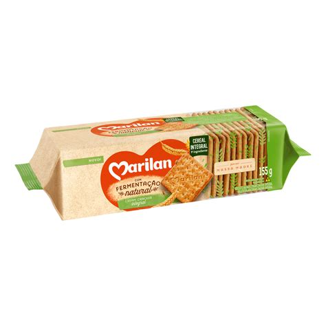 Biscoito Cream Cracker Integral Marilan Pacote G P O De A Car