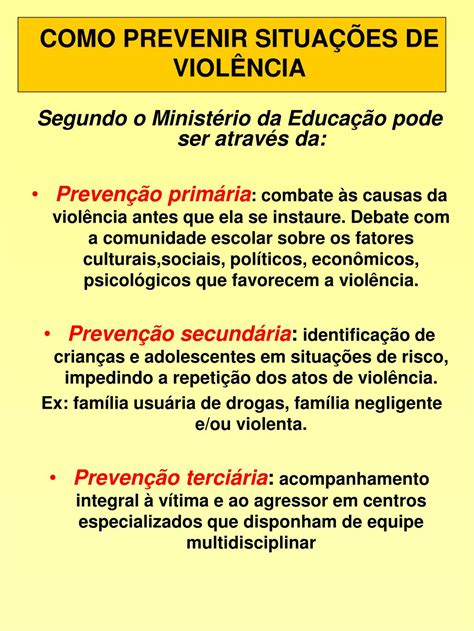 Ppt Preven O A Violencia Contra A Crian A E O Adolescente Powerpoint