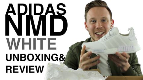 Adidas Nmd R White Unboxing And Review Youtube