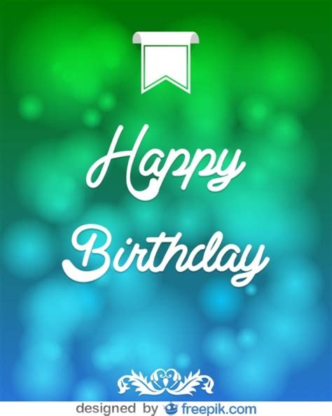 Happy birthday message card | Free Vector