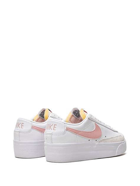 Nike Blazer Low Platform Pink Glaze Sneakers White Farfetch