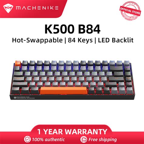Machenike K B Hot Swappable Led Backlit Shopee Thailand