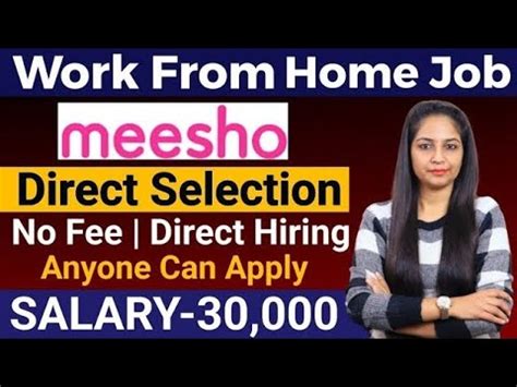 Meesho Recruitment 2023 Meesho Vacancy 2023 Work From Home Jobs Meet