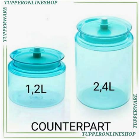 Jual Cristal Canister Tupperware Toples Kristal Toples Bening