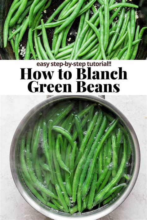 How to Blanch Green Beans - The Wooden Skillet