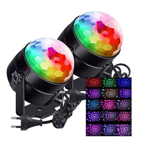 Stage Light Colors Small Magic Ball Led Disco Crystal Colorful Laser