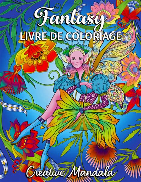 Amazon In Buy Fantasy Livre De Coloriage Pour Adultes Pages A