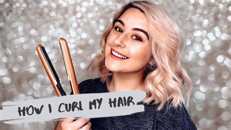 How To Curl Your Hair With Straighteners How I Curl My Bob Youtube