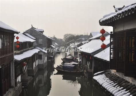 Zhouzhuang Town Winter Scenery Jiangsu Zhouzhuang Town Zhouzhuang