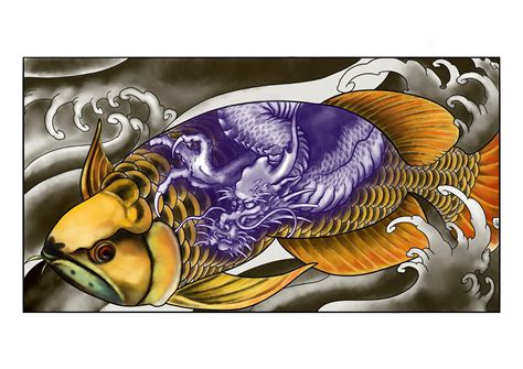 Asian Arowana Art By Me Raquariums