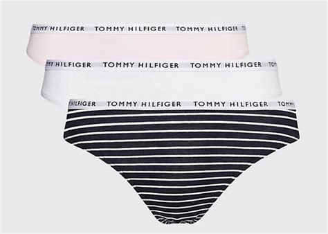 Tommy Hilfiger Figi UW0UW04557 M 3P Bikini Print Tommy Hilfiger