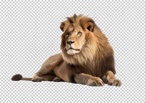 Premium PSD Lion Isolated Transparency Background