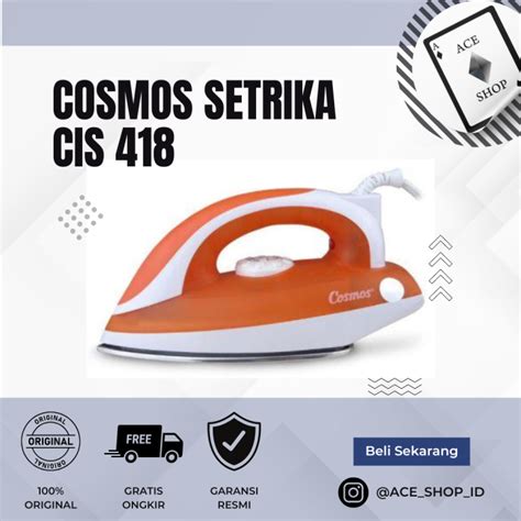 Cosmos Setrika Stainless Soleplate Cis Lazada Indonesia