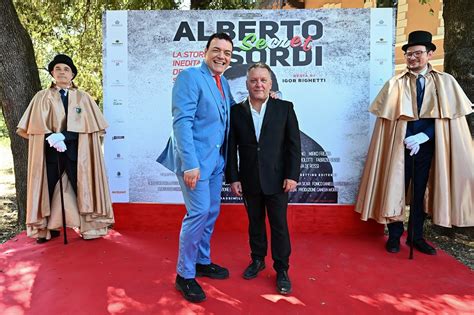 Igor Righetti Con Il Produttore Cinematografico Massimiliano Filippini