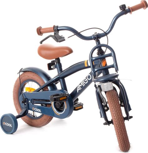 Amigo Cool Kinderfiets Inch Jongensfiets Met Zijwieltjes