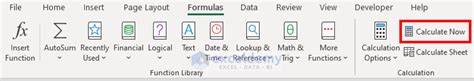 How To Refresh Formulas In Excel 2 Easy Methods Exceldemy