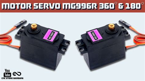 TOWERPRO MOTOR SERVO MG996R 360 Dan 180 YouTube