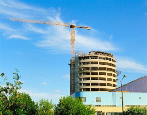 Construcción de rascacielos del centro de negocios internacional Foto