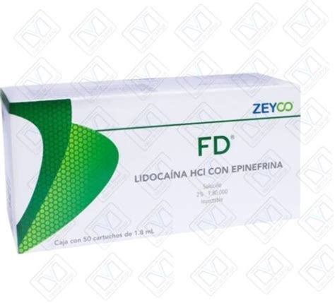 Fd Lidoca Na Hci C Epinefrina Zeyco Dep Sito Dental Vq