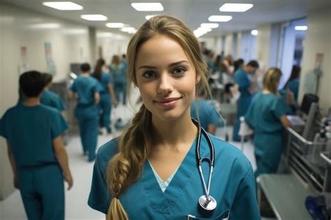 Foto De Una Enfermera Médica Foto Premium