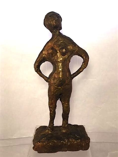 Dull Tool Dim Bulb Folk Art Nude Woman Of Clay