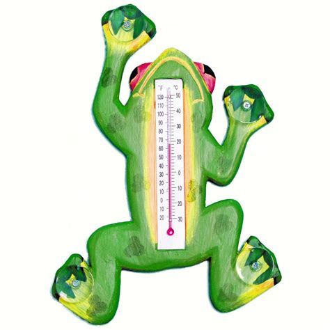 Climbing Frog Window Thermometer Small Mommas Home Store