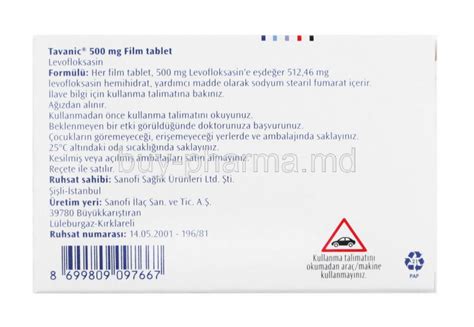 Buy Tavanic Levofloxacin Online Buy Pharmamd