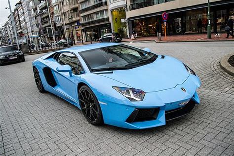 Lamborghini Aventador Black And Blue