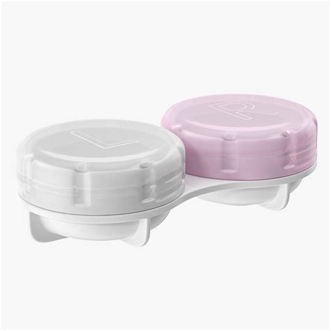 Contact Lens Case Pink D Model Ds Blend C D Fbx Max Ma