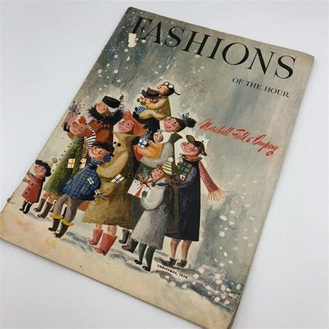 Vintage 1950s Marshall Field Company Fashions Of The Hour Etsy