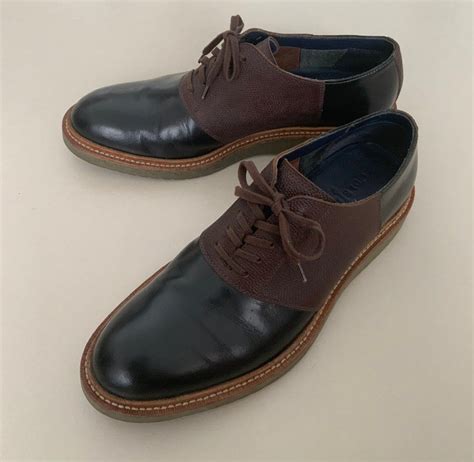 Cole Haan Vibram Gumlite Saddle Oxford Shoes On Carousell