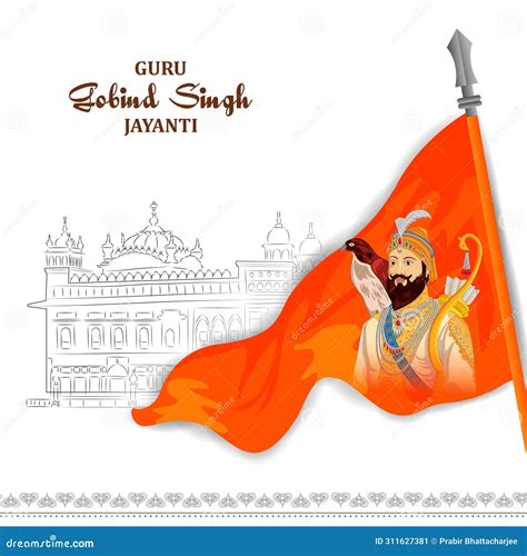 Guru Gobind Singh Jayanti For Religious Festival Of Sikh In India