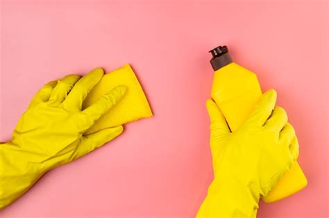 Free Photo Close Up Hands With Gloves Cleaning Up