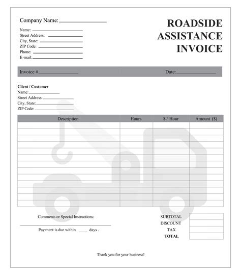 Custom Towing Service Receipts Printing Ezeeprinting