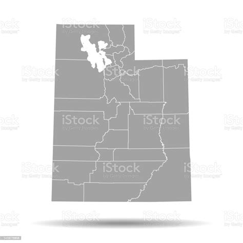 Utah Map Stock Illustration - Download Image Now - Abstract ...