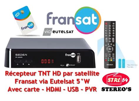 Sedea Sf Hd R Cepteur D Codeur Tnt Hd Par Satellite Avec Carte