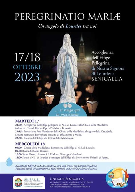 Peregrinatio Mariae Delleffige Della Madonna Di Lourdes