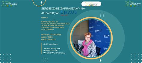 Zaproszenie Na Audycj W Radio Emaus Jubileusz Lecia Wfo Igw W