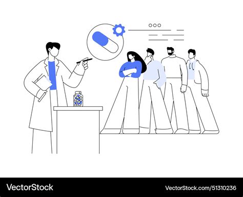 Clinical Trial Abstract Concept Royalty Free Vector Image