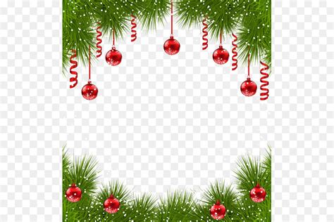 Santa Claus Christmas Tree Picture Frames Clip Art Page Border Png