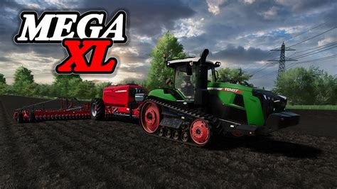 LS22 MEGA XL Mit der Fendt Raupe ansähen 4 XXL Projekt YouTube