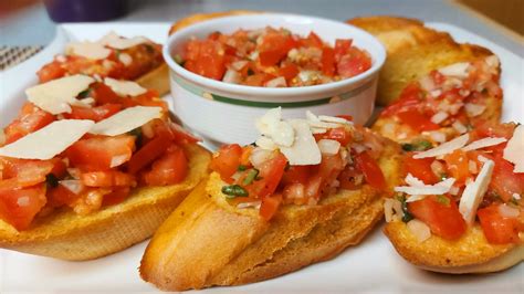 Bruschetta De Tomate E ManjericÃo Receita FÁcil E RÁpida Entrada