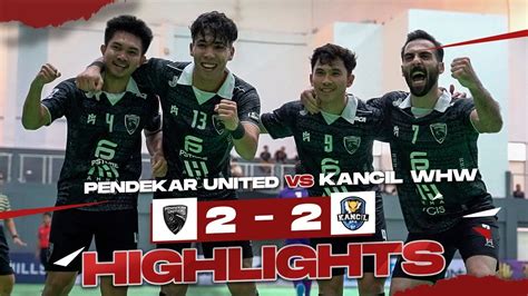 Imbang Pendekar United Vs Kancil Whw Pro Futsal League