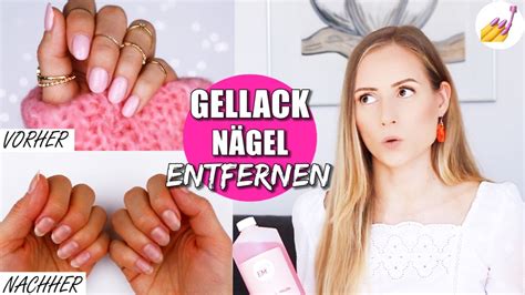 Gellack Entfernen Uv Lack Von Emlac Nails Lalalunia Youtube