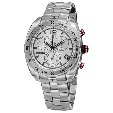 Tissot Mens T Prs Stainless Steel Chronograph