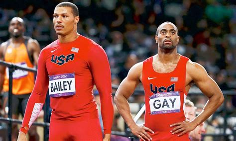 Tyson Gay Ready To Forget Justin Gatlin Animosity London Olympics Daily Mail Online