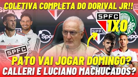 Olha O Que O Dorival J Nior Falou Na Coletiva Ap S S O Paulo X