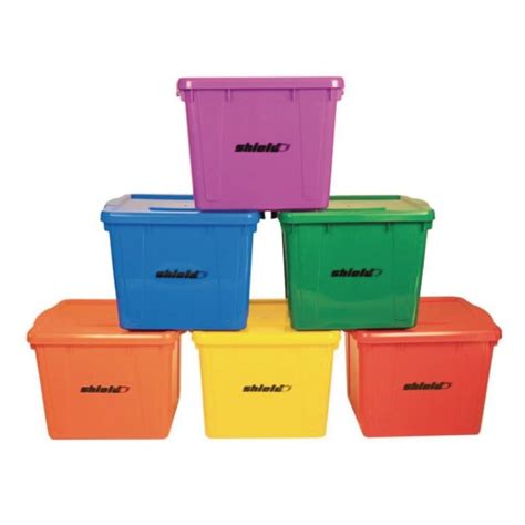 Buy Deluxe Storage Bins With Lids Set Of 6 At Sands Worldwide